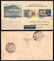 ESTERO - HONG KONG - 1936 (27 Marzo) - Hong Kong Londra - Aerogramma Del Volo Per Calcutta - Otros & Sin Clasificación