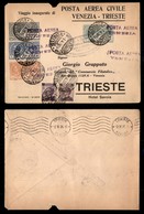 POSTA AEREA  - 1926 (1 Aprile) - Venezia Trieste (1447) - Rara Affrancatura - Otros & Sin Clasificación