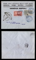 POSTA AEREA  - 1926 (13 Aprile) - Genova Napoli (1553) - Otros & Sin Clasificación