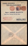 POSTA AEREA  - 1928 (30 Maggio) - Venezia Berlino (1045) - 400 Volati - Otros & Sin Clasificación