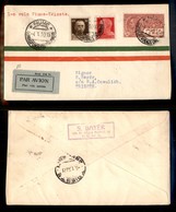 POSTA AEREA  - 1930 (4 Gennaio) - Fiume Trieste (2052) - 10 Volati - Otros & Sin Clasificación