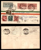 POSTA AEREA  - 1930 (6 Gennaio) - Palermo Tunisi (2054) -rara Affrancatura - Otros & Sin Clasificación