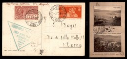 POSTA AEREA  - 1930 (8 Febbraio) - Castelrosso Napoli - Roma (2073) - 9 Cartoline + 4 Buste Volate - Otros & Sin Clasificación