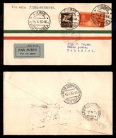 POSTA AEREA  - 1930 (15/16 Aprile) - Fiume Brindisi (non Catalogato) - 8 Volati - Sonstige & Ohne Zuordnung
