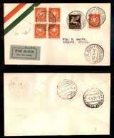 POSTA AEREA  - 1931 (1 Aprile) - Trento Tripoli (2353) - Arrivo 2.4.31 (non Catalogato) - 20 Volati - Otros & Sin Clasificación
