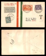 POSTA AEREA  - 1931 (11 Giugno) - Vaticano Malta (2393) - 56  Volati - Otros & Sin Clasificación