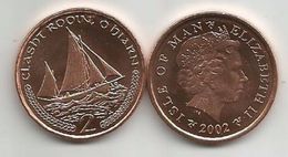 Isle Of Man 2 Pence  2002. UNC KM#1037 - Île De  Man