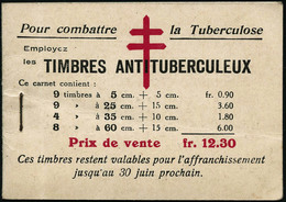 ** N°267/70 Le Carnet Antituberculeux - TB - Other & Unclassified