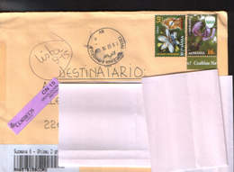 Romania - Registered Letter Circ. In 2018 To Spain And Returned To Romania - Flowers,the Lily Of The Forest - 2/scans - Briefe U. Dokumente