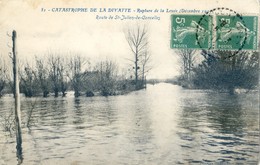44 - Catastrophe De La Divatte - Rupture De La Levée (12/1916) - Route De St Julien De Concelles - Paimboeuf