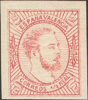 *159A. 1874. ½ Real Rosa. MAGNIFICO. Edifil 2018: 188 Euros - Autres & Non Classés