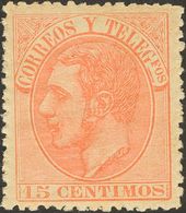 *210. 1882. 15 Cts Naranja. Excelente Centraje. MAGNIFICO. - Other & Unclassified