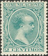 **213. 1889. 2 Cts Verde. MAGNIFICO. - Autres & Non Classés