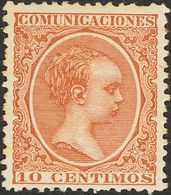 (*)217. 1889. 10 Cts Castaño. Excelente Centraje. MAGNIFICO. - Other & Unclassified