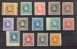 */(*)241/55s. 1901. Serie Completa (el 15 Cts Negro, Como La Inmensa Mayoría De Las Series Conocidas Se Trata De Una Pru - Sonstige & Ohne Zuordnung