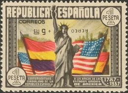 **765hi. 1938. AEREO+5 PTS. Variedad SOBRECARGA INVERTIDA. MAGNIFICO. Edifil 2015: +522 Euros - Other & Unclassified