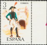 **2275. 1975. 3 Pts Multicolor. Variedad COLORES DESPLAZADOS. MAGNIFICO Y RARISIMO. Cert. COMEX. - Otros & Sin Clasificación