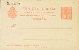 (*)EP53. 1910. 10 Cts Naranja Sobre Tarjeta Entero Postal. MAGNIFICA. Edifil 2018: 45 Euros - Autres & Non Classés