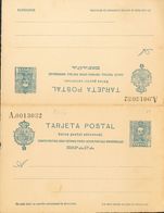 (*)EP60. 1925. 25 Cts + 25 Cts Azul Sobre Tarjeta Entero Postal, De Ida Y Vuelta. MAGNIFICA. Edifil 2018: 133 Euros - Sonstige & Ohne Zuordnung