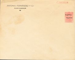 (*)EP941. 1931. 25 Cts Rosa Sobre Entero Postal Privado ANTONIO FERNANDEZ Y Cª (conservación Habitual). BONITO Y RARISIM - Other & Unclassified