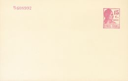 (*)EP1068. 1932. 15 Cts Violeta Sobre Tarjeta Entero Postal Privado (sin Usar Y Sin Membrete). MAGNIFICA Y RARA. (Láiz 2 - Autres & Non Classés