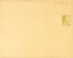 (*)EP1109. 1932. 2 Cts Verde Oliva Sobre Entero Postal Privado (sin Membrete Y Papel Crema). MAGNIFICO. (Láiz 2006, 120  - Autres & Non Classés