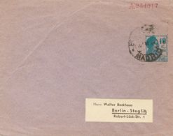 SOBRE EP1168. 1934. 10 Cts Verde Sobre Entero Postal Privado (sin Membrete) De MADRID A BERLIN (ALEMANIA). MAGNIFICO. (L - Other & Unclassified