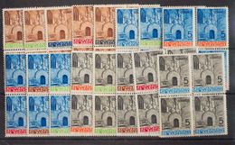 **13P(16). 1938. Conjunto De Dieciseis ENSAYOS DE COLOR Con Diferentes Combinaciones De Color, En Bloques De Cuatro, Del - Autres & Non Classés