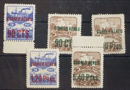 **NE12/16. 1937. Serie Completa. NO EMITIDA. MAGNIFICA. Edifil 2018: 145 Euros - Asturies & Leon