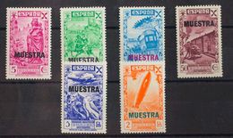 **21/26M. 1938. Serie Completa. MUESTRA. MAGNIFICA. Edifil 2017: 106 Euros - Autres & Non Classés