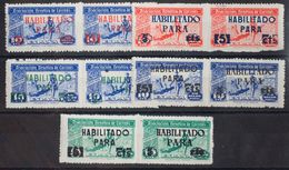 *. 1946. Serie Completa, Diez Valores Unidos En Parejas. MAGNIFICA. (Gálvez 102/11) - Other & Unclassified