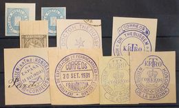 (*)/º. 1869. Conjunto De Franquicias Postales Entre 1869 Y 1881, Incluyendo La Marca De La Habana. MAGNIFICO. Edifil 201 - Postage Free