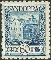 *40d. 1935. 60 Cts Azul. DENTADO 10. MAGNIFICO. Edifil 2013: 125 Euros - Autres & Non Classés