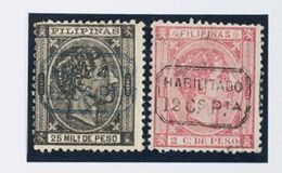 (*)51/52. 1878. Serie Completa (conservación Habitual). MAGNIFICA. Cert. CEM. Edifil 2018: 430 Euros - Filipinas