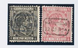 (*)51/52. 1878. Serie Completa (conservación Habitual). MAGNIFICA. Cert. CEM. Edifil 2018: 430 Euros - Philipines