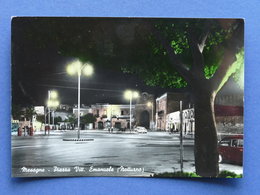 Cartolina Mesagne - Piazza Vittorio Emanuele - Notturno - 1963 - Brindisi