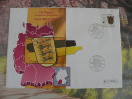 Télécartes Neuf FDC > Régionales Et Armoirie - Baden Württeemberg - 9.1.1992 FDC 1er Jour - R-Series: Regionale Schalterserie