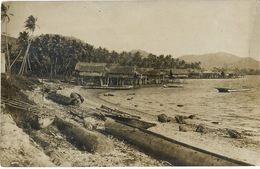 New Guinea  Real Photo Village Of Tanna Boda Port Moresby  Size 15 By 9,5 Cms - Papouasie-Nouvelle-Guinée