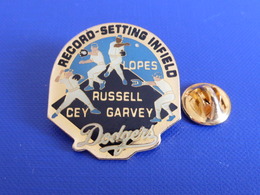 Pin's Base Ball Baseball Dodgers - Record Setting Infield - Lopes Russel Cey Garvey (PS9) - Baseball