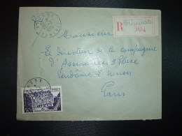 LR TP 50F OBL.20-3 1956 SOUSSE TUNISIE - Lettres & Documents