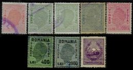 ROMANIA, Stamp Duty, */o M/U, F/VF - Fiscali