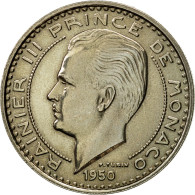 Monnaie, Monaco, Rainier III, 100 Francs, 1950, Paris, ESSAI, SPL, Cupronickel - 1949-1956 Old Francs