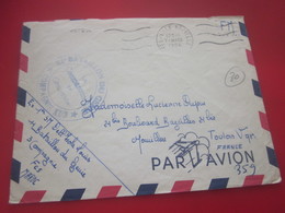 Militaria Lettre Franchise Militaire F.M-CAD Fés Ville Nouvelle Maroc+CADM 11é Bataillon Du Génie 3é CIE XI3*Marcophilie - Entry Postmarks