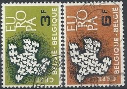 1961 BELGIO USATO EUROPA - 4 - 1961