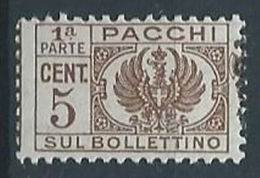 1945 LUOGOTENENZA PACCHI POSTALI SEZIONE 5 CENT - RR13128 - Postpaketten