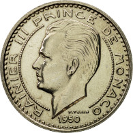 Monnaie, Monaco, Rainier III, 100 Francs, 1950, Paris, ESSAI, SPL - 1949-1956 Anciens Francs