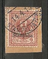 1912 EGEO STAMPALIA USATO 2 CENT - RR5788-2 - Ägäis (Stampalia)