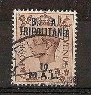 1950 TRIPOLITANIA USATO OCC. INGLESE BA 10 MAL - R4358 - Tripolitaine