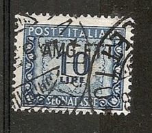 1949-54 TRIESTE A USATO SEGNATASSE 10 LIRE - RR7374-2 - Segnatasse