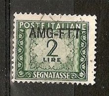 1949-54 TRIESTE A USATO SEGNATASSE 2 LIRE - RR7375 - Postage Due
